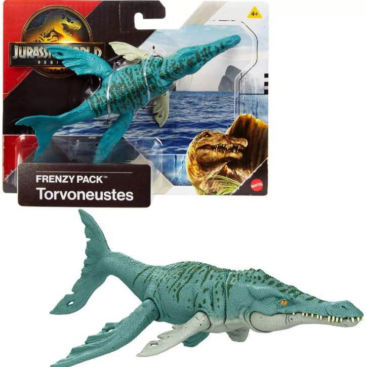 Mattel Jurassic World Rebirth Torvoneustes, Dinosaur Action Figure